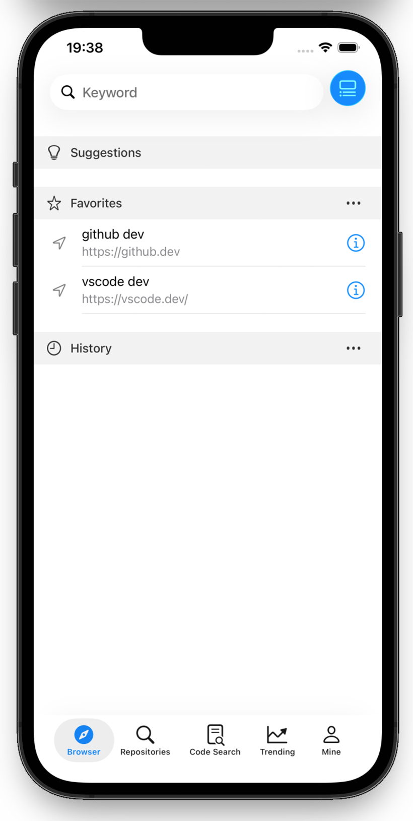 Code Browser App